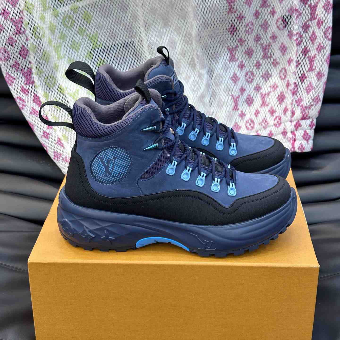Balenciaga LV Discovery Ankle Boot - FashionPlug
