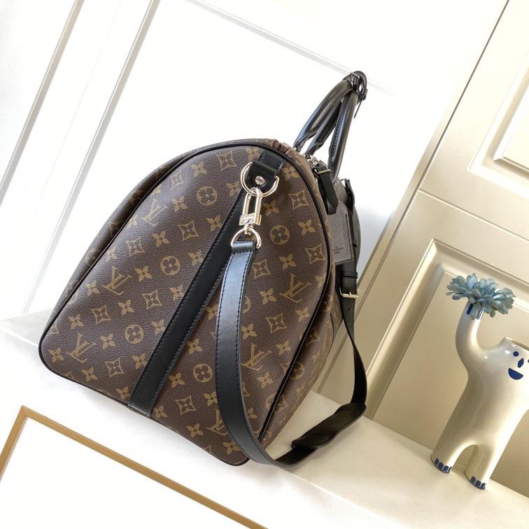 Louis Vuitton Keepall Bandouliere 55   M56714 - FashionPlug