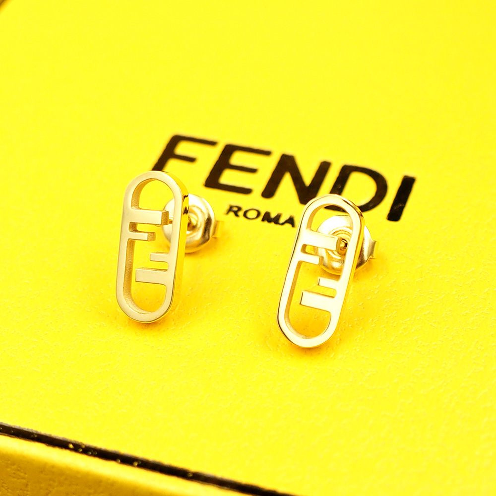 Fendi O’Lock Earrings - FashionPlug