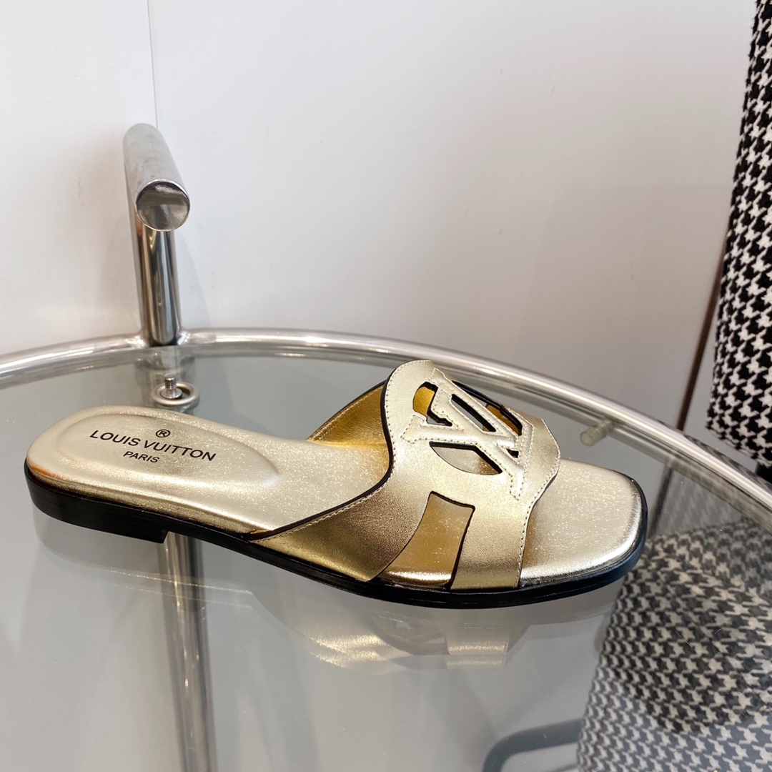 Louis Vuitton LV Isola Flat Mule    - FashionPlug