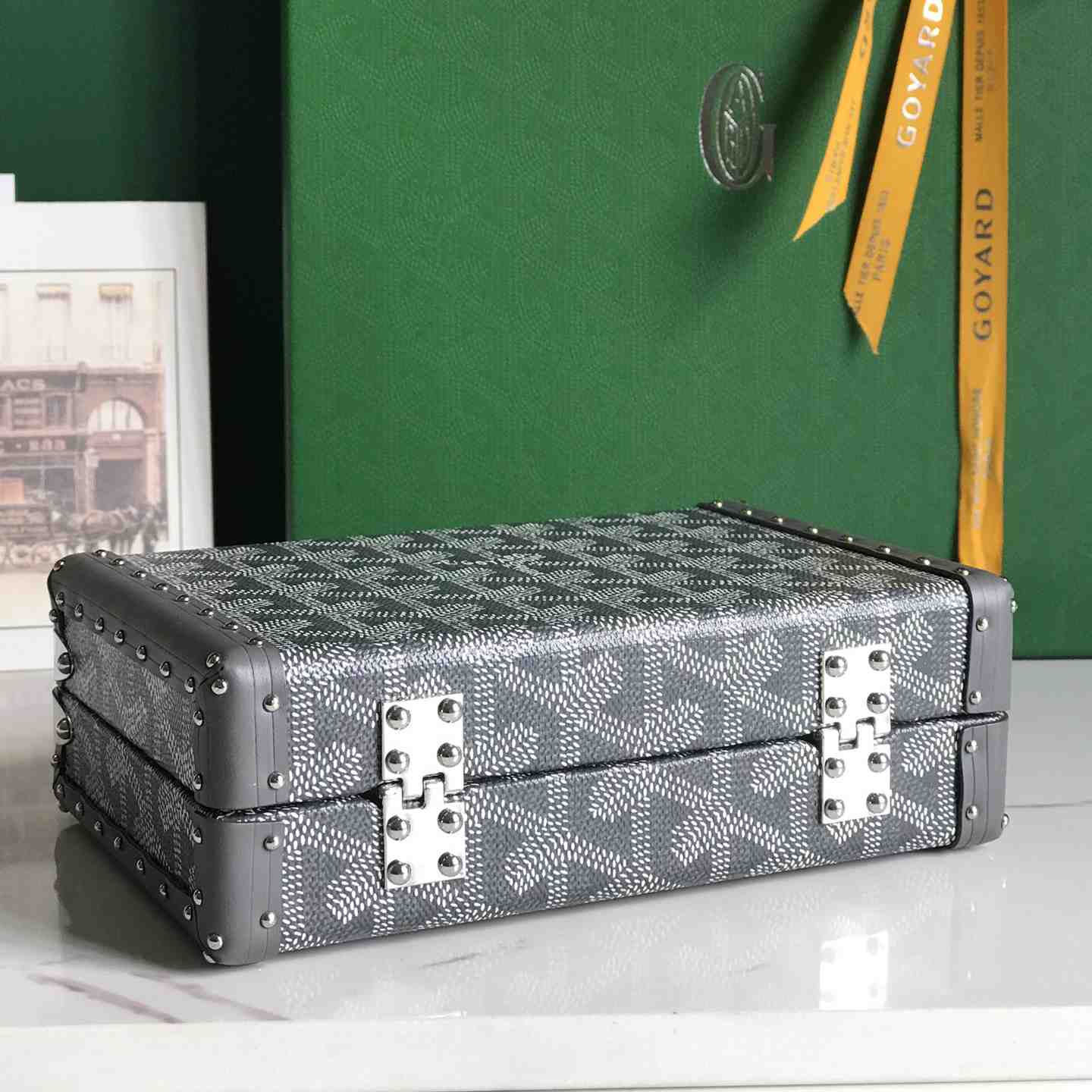 Goyard Minaudière Trunk Bag   - FashionPlug