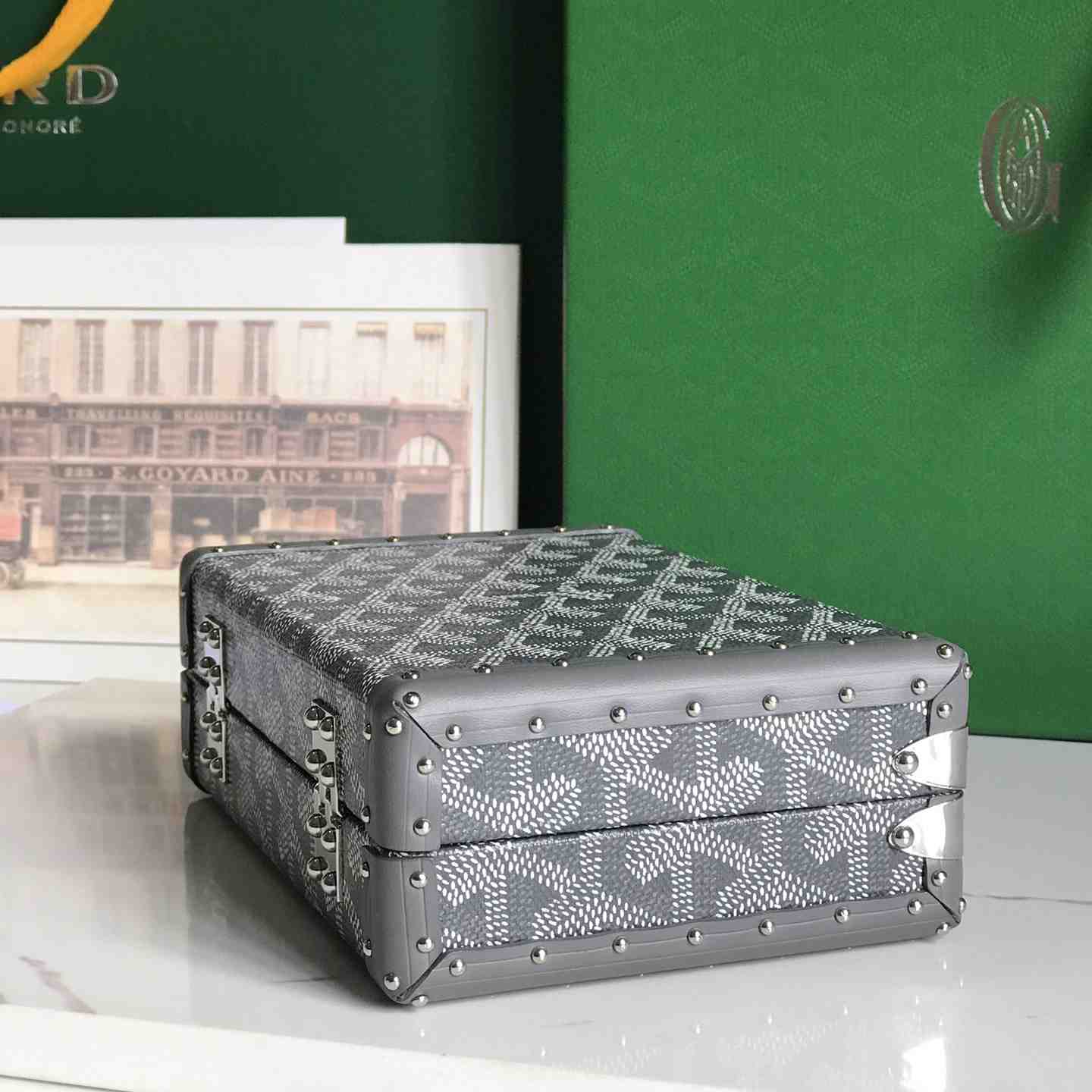 Goyard Minaudière Trunk Bag   - FashionPlug