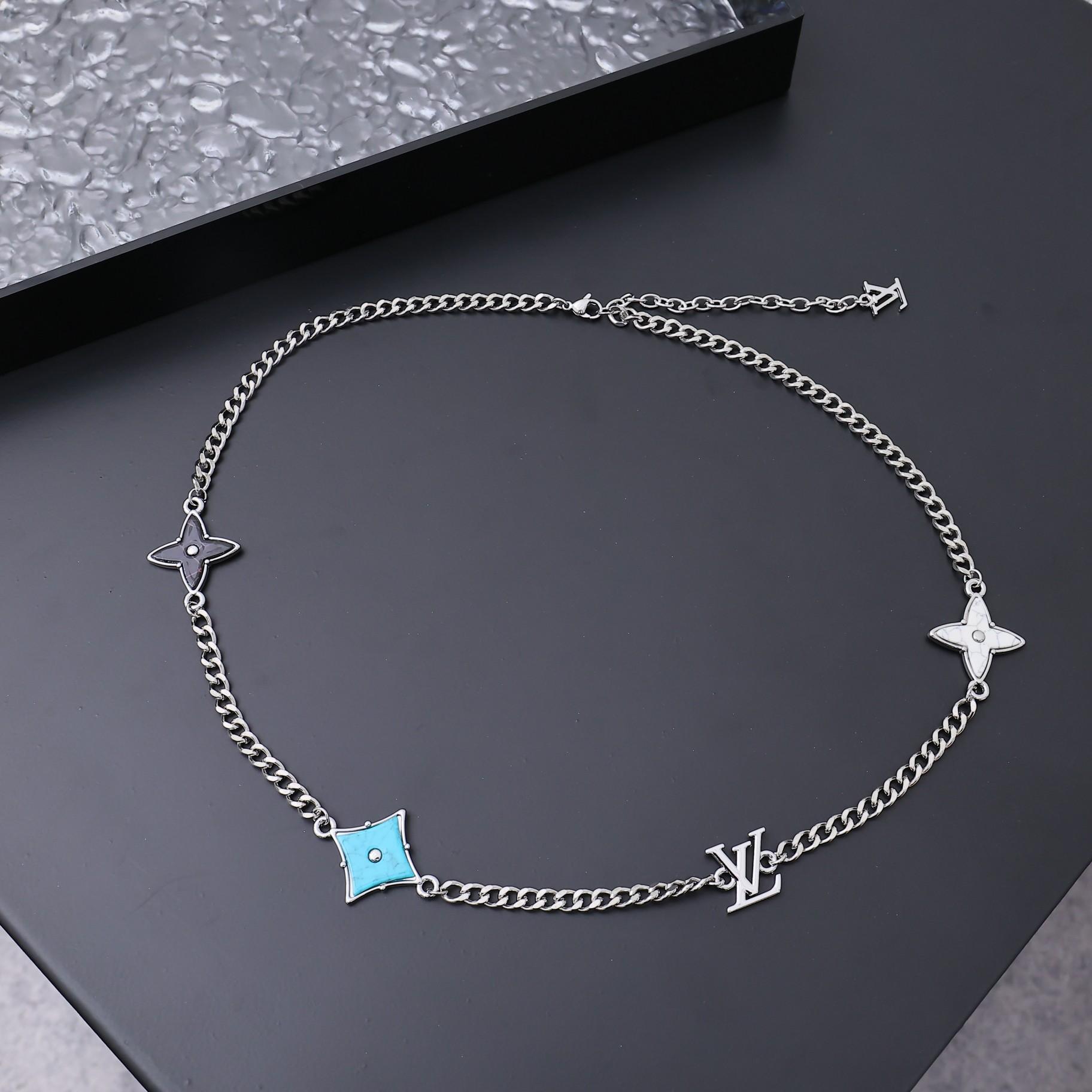 Louis Vuitton Monogram Sunrise Necklace - FashionPlug