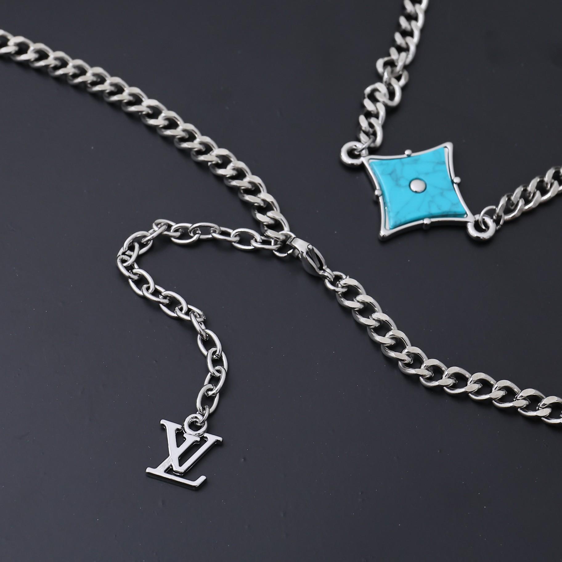 Louis Vuitton Monogram Sunrise Necklace - FashionPlug