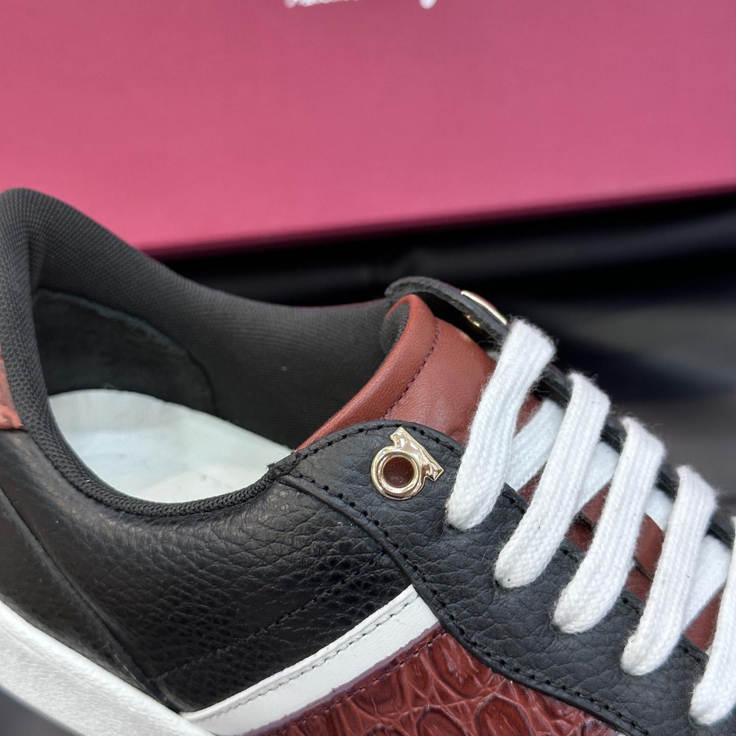 Ferragamo Low Cut Sneaker - FashionPlug