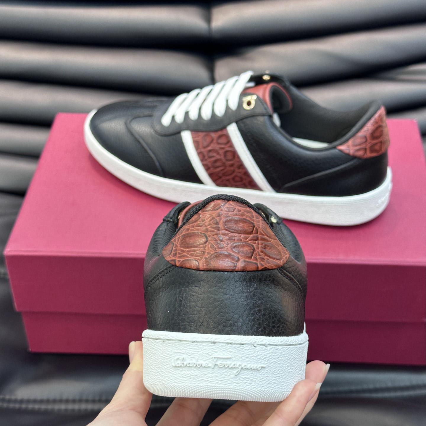 Ferragamo Low Cut Sneaker - FashionPlug