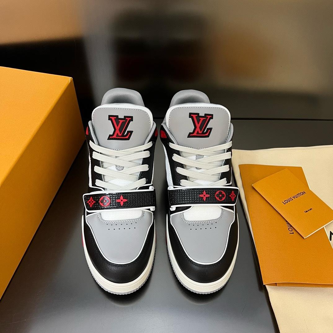 Louis Vuitton LV Trainer Sneaker    - FashionPlug
