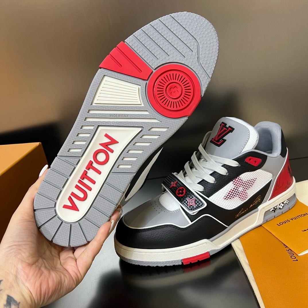 Louis Vuitton LV Trainer Sneaker    - FashionPlug