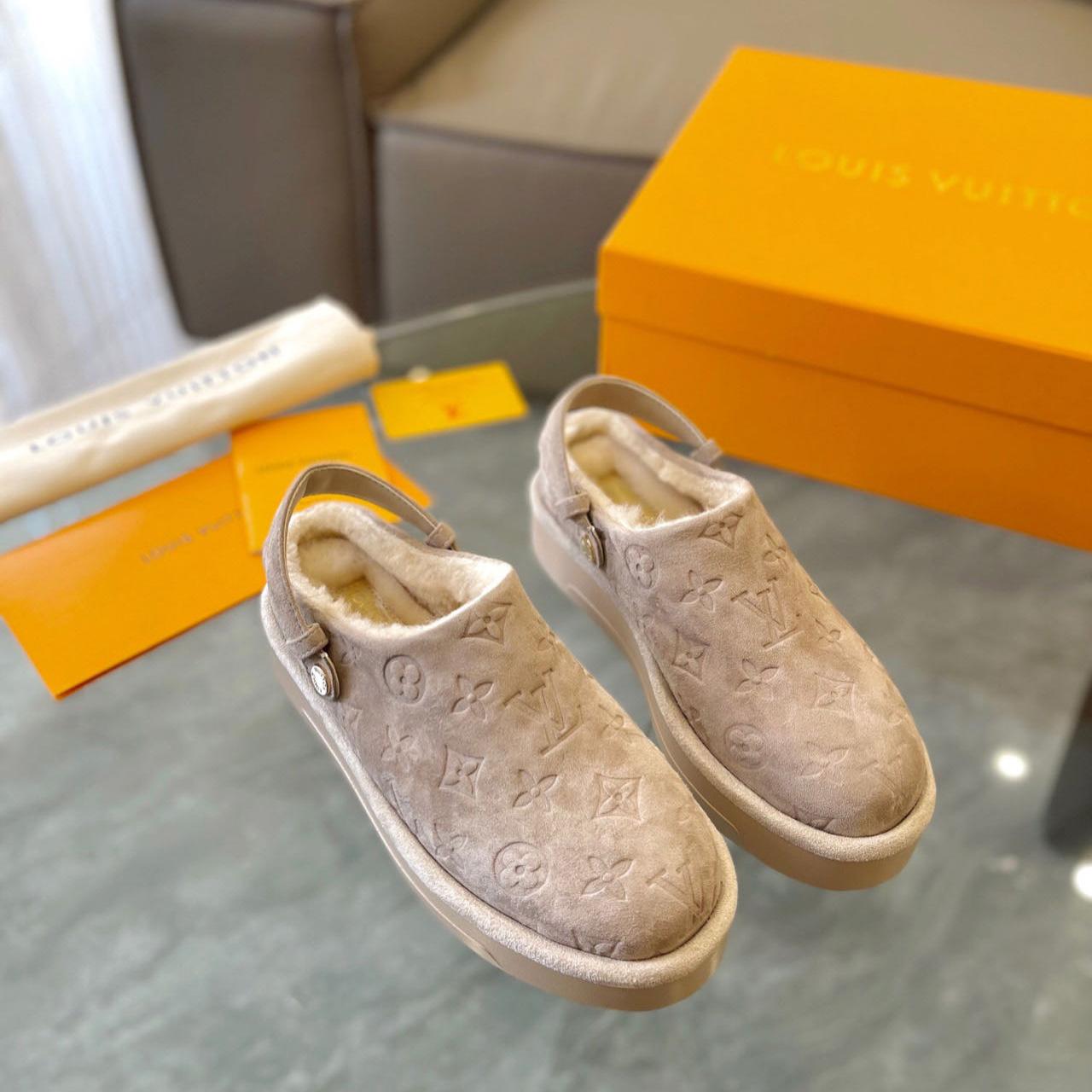 Louis Vuitton Aspen Platform Clog - FashionPlug