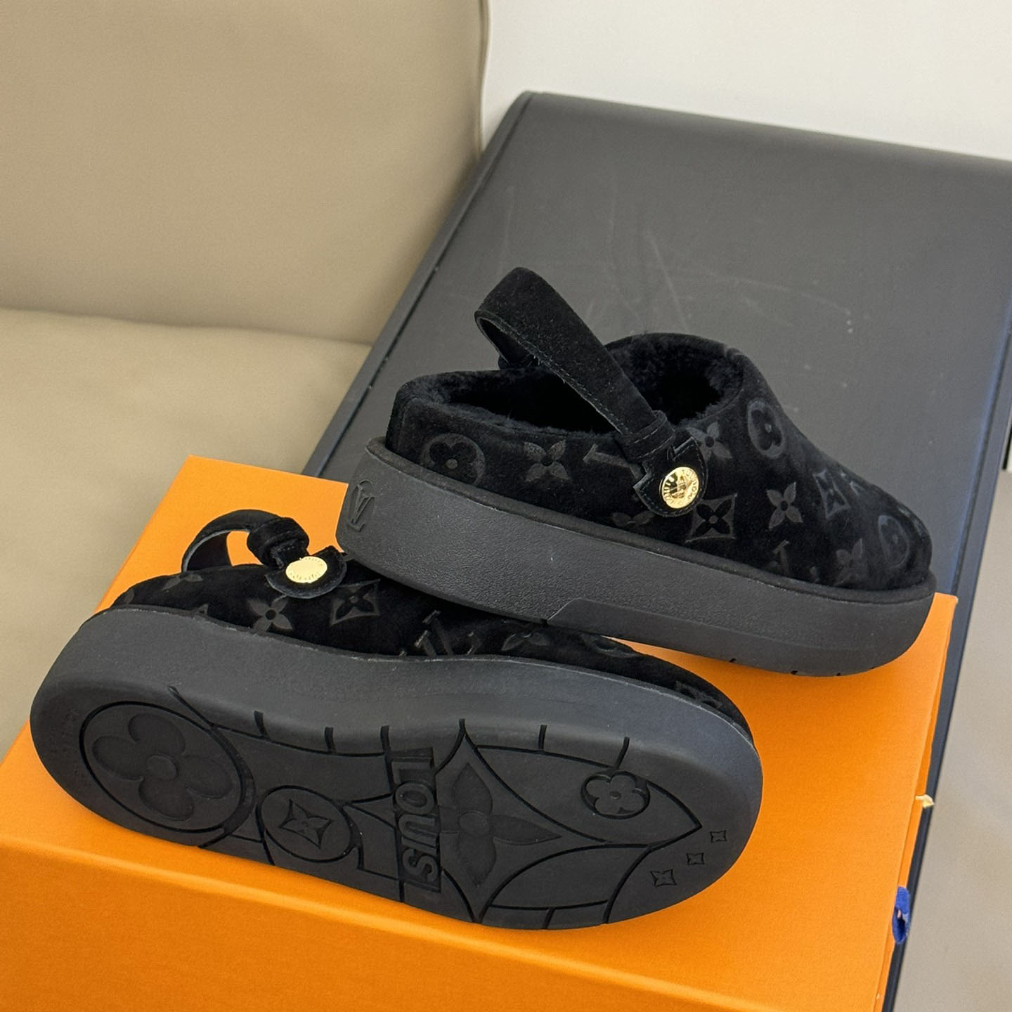 Louis Vuitton Aspen Platform Clog - FashionPlug