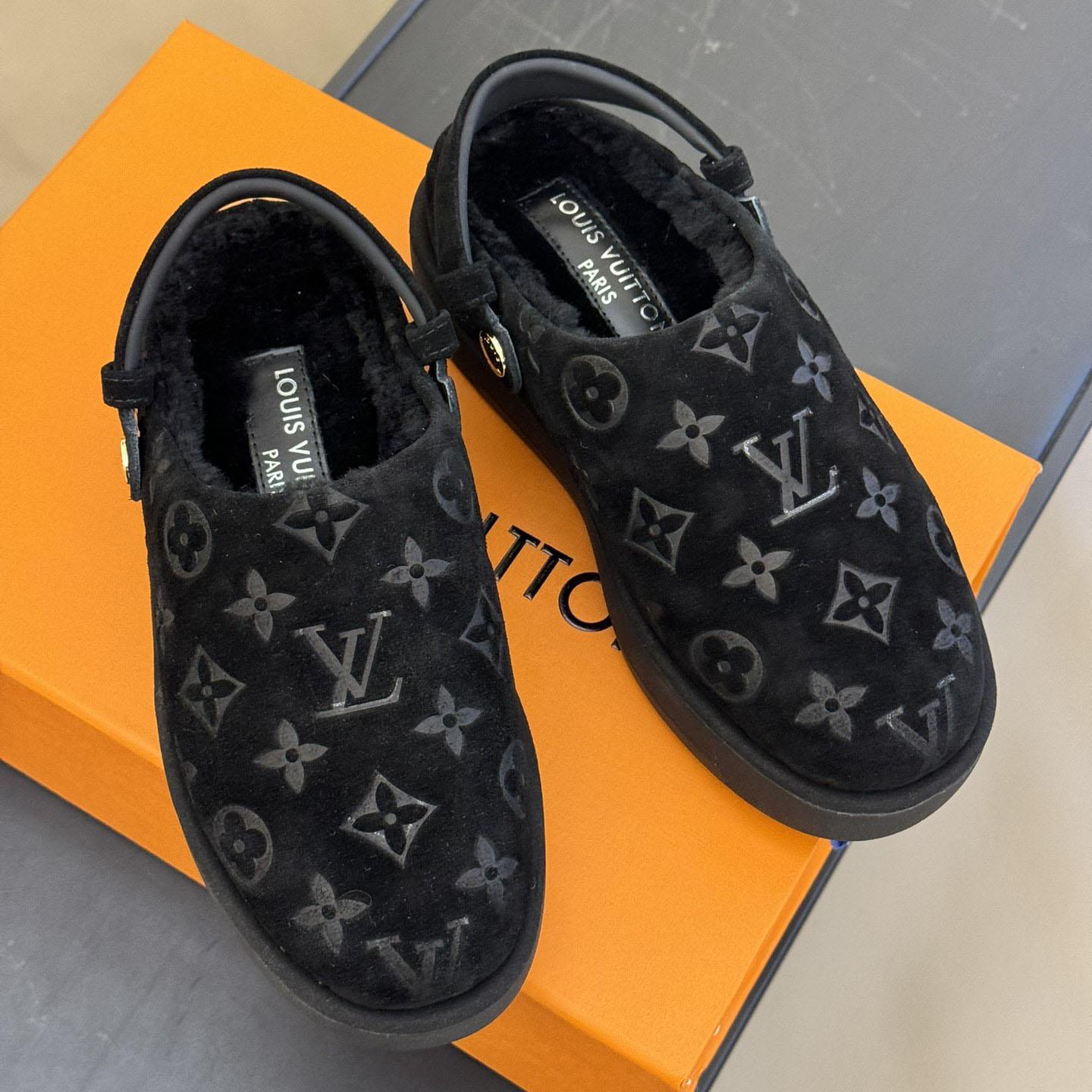 Louis Vuitton Aspen Platform Clog - FashionPlug