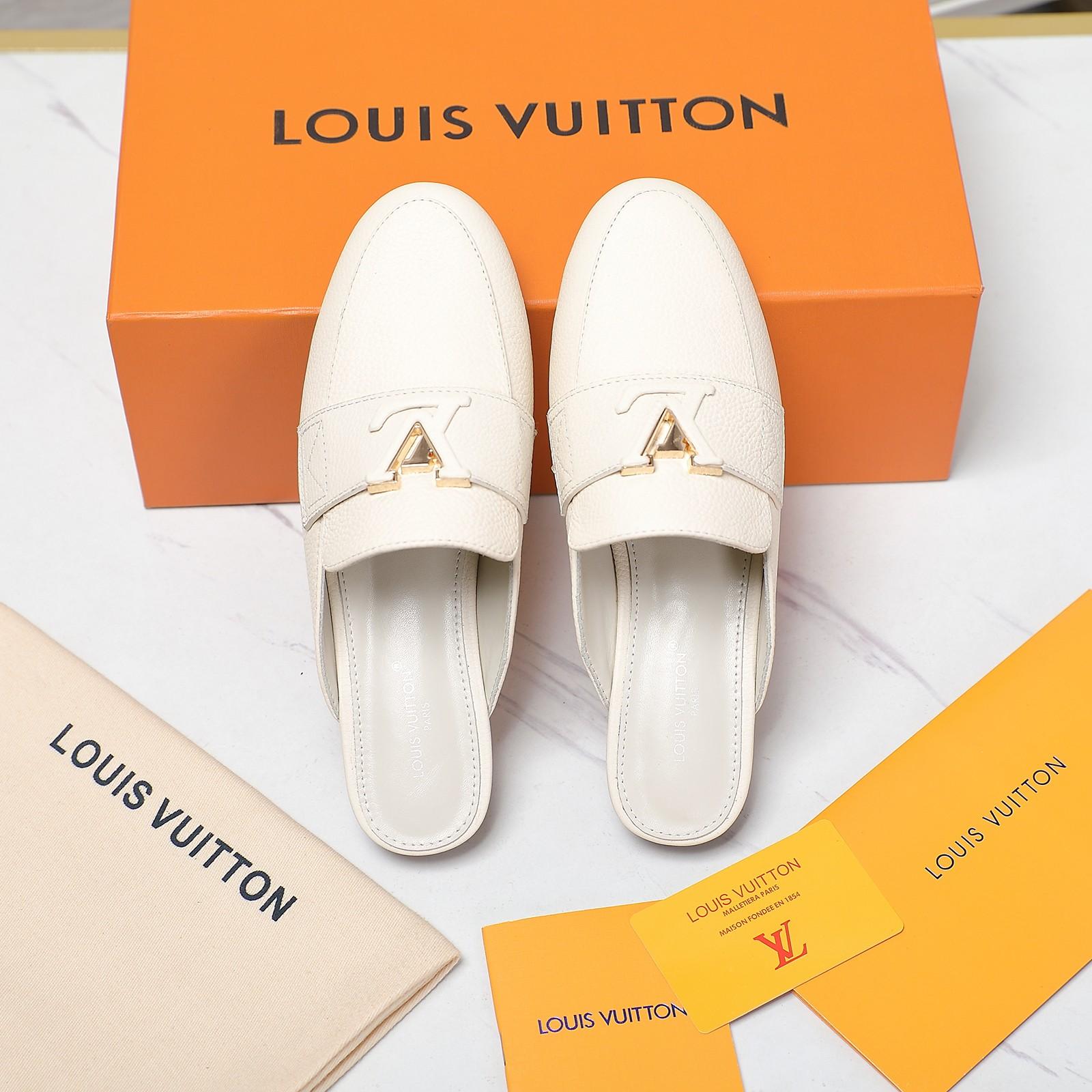 Louis Vuitton LV Capri Open Back Loafer - FashionPlug