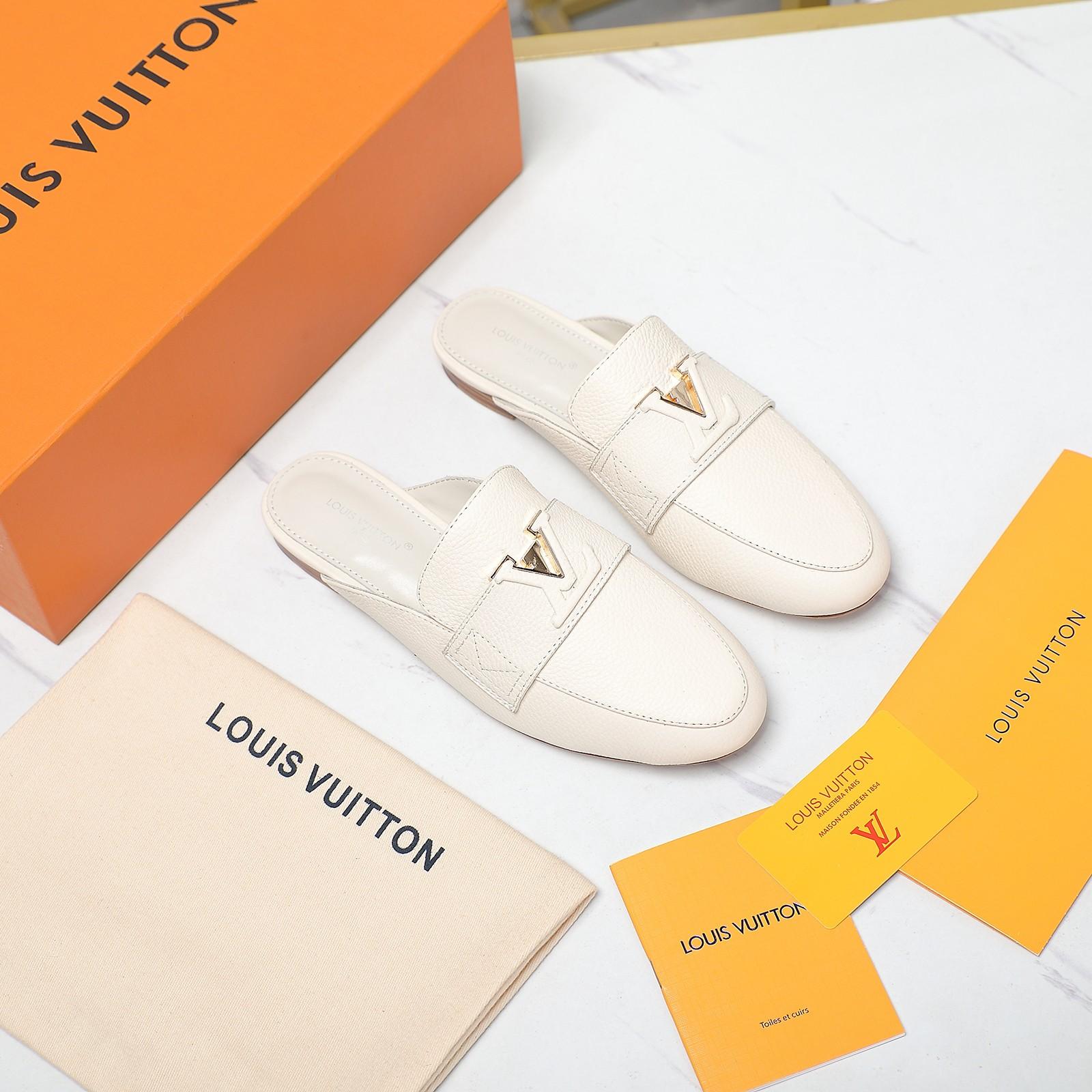 Louis Vuitton LV Capri Open Back Loafer - FashionPlug