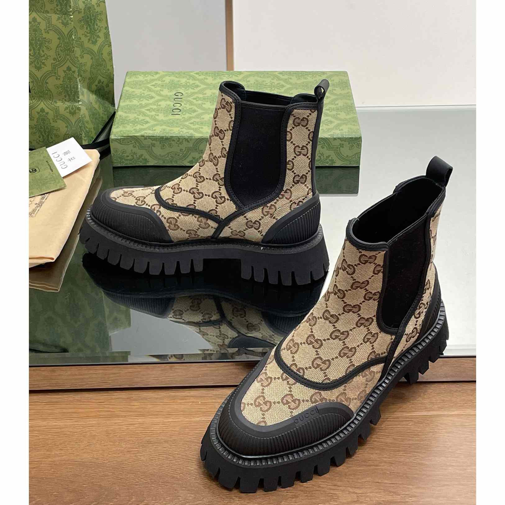 Gucci  GG ankle Boot - FashionPlug