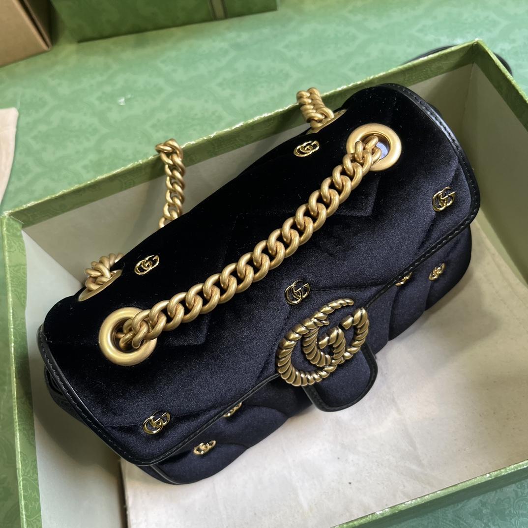 Gucci GG Marmont Mini Shoulder Bag - FashionPlug