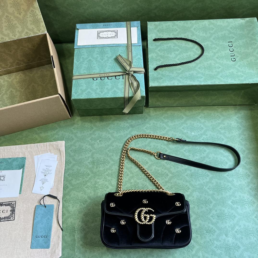 Gucci GG Marmont Mini Shoulder Bag - FashionPlug