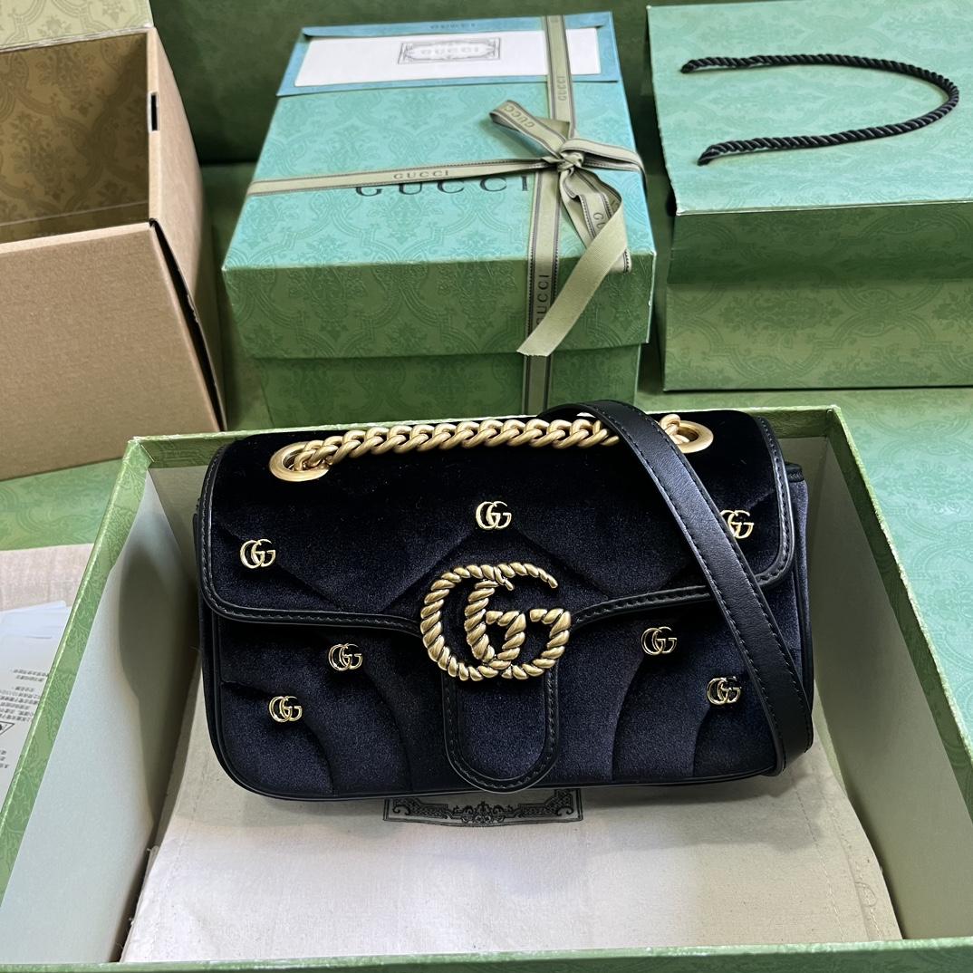 Gucci GG Marmont Mini Shoulder Bag - FashionPlug
