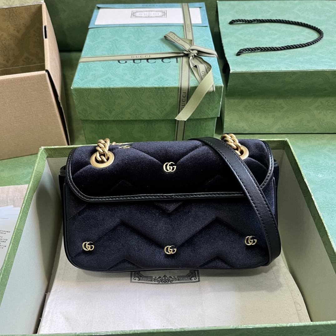 Gucci GG Marmont Mini Shoulder Bag - FashionPlug