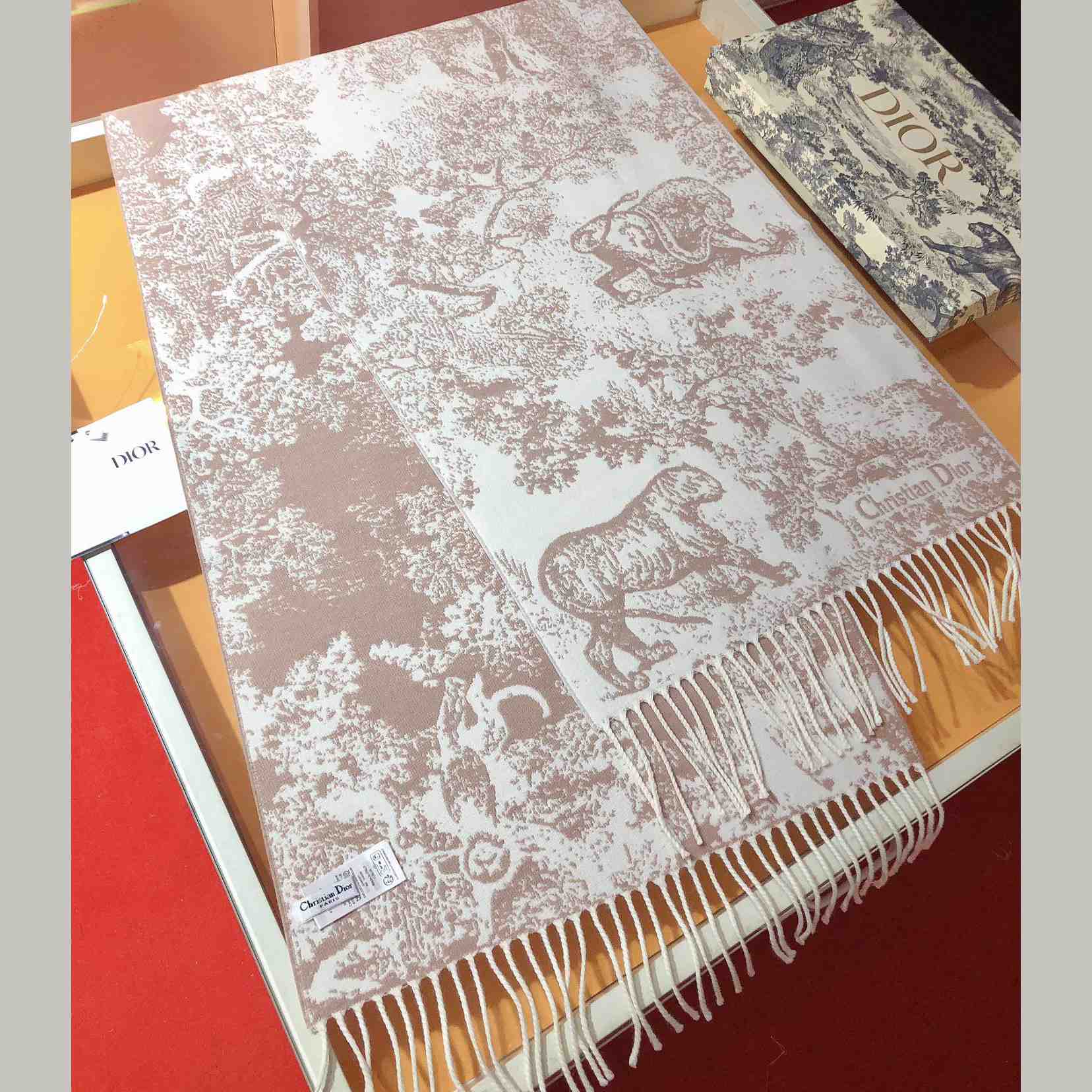 Dior Toile De Jouy Sauvage Scarf  - FashionPlug