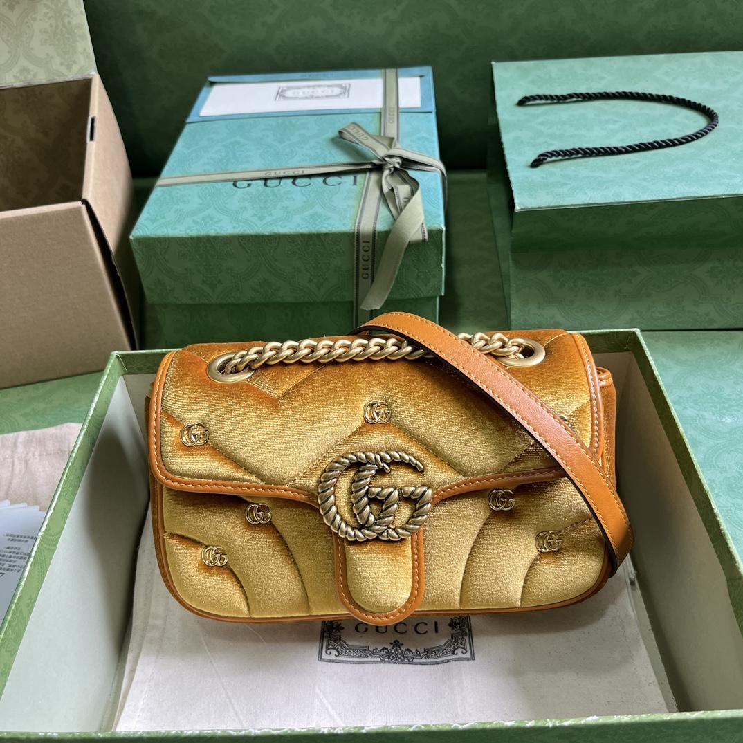 Gucci GG Marmont Mini Shoulder Bag - FashionPlug