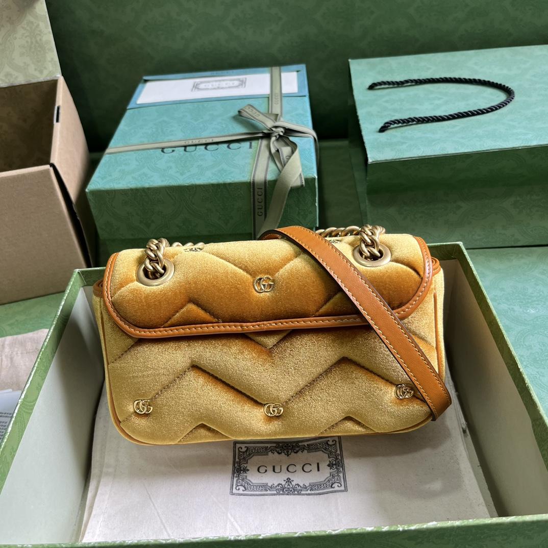 Gucci GG Marmont Mini Shoulder Bag - FashionPlug