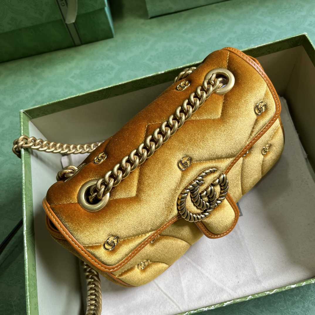 Gucci GG Marmont Mini Shoulder Bag - FashionPlug