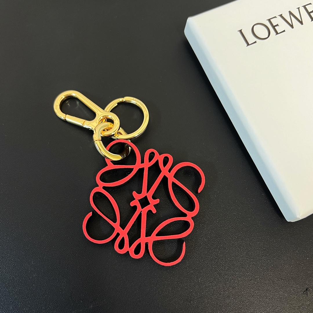 Loewe Anagram Charm In Calfskin - FashionPlug