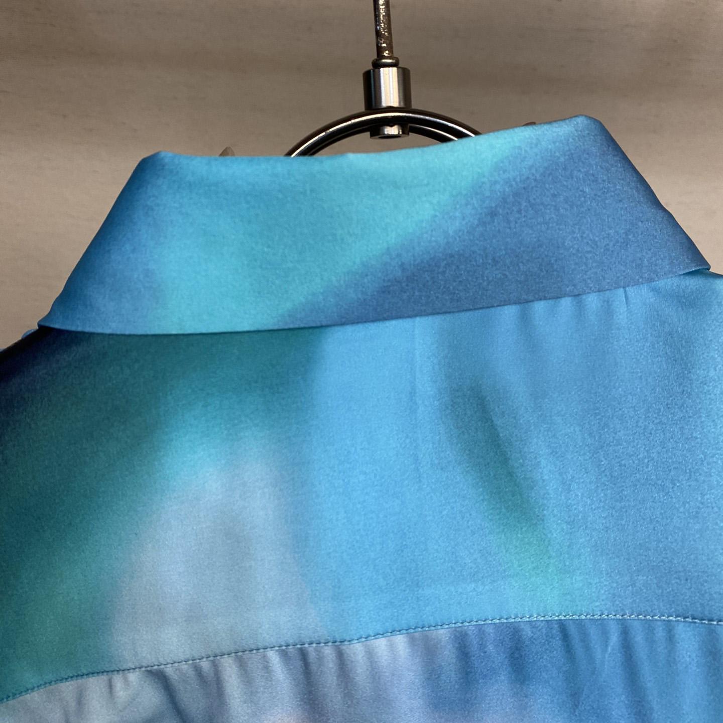 Louis Vuitton Printed Silk Blend Shirt - FashionPlug