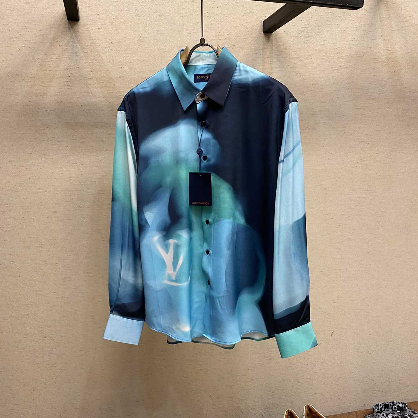 Louis Vuitton Printed Silk Blend Shirt - FashionPlug
