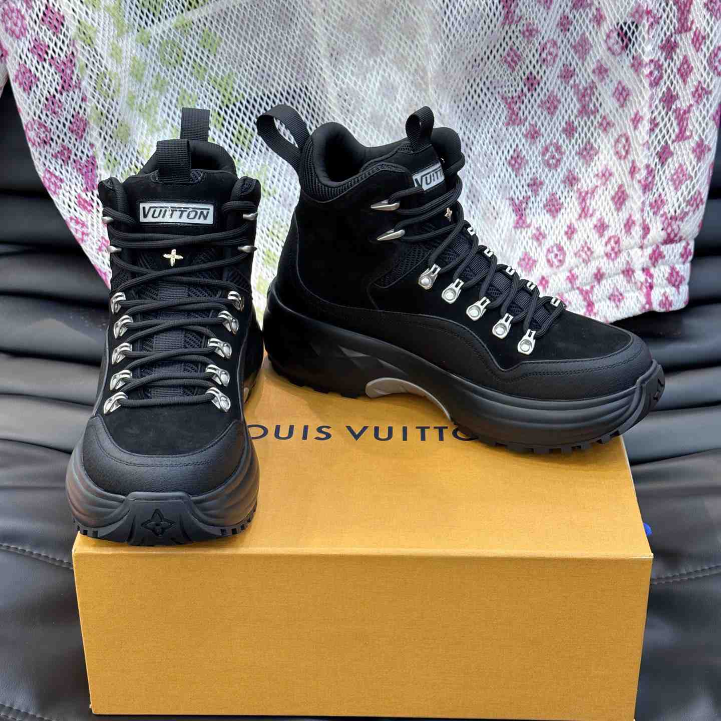 Balenciaga LV Discovery Ankle Boot - FashionPlug