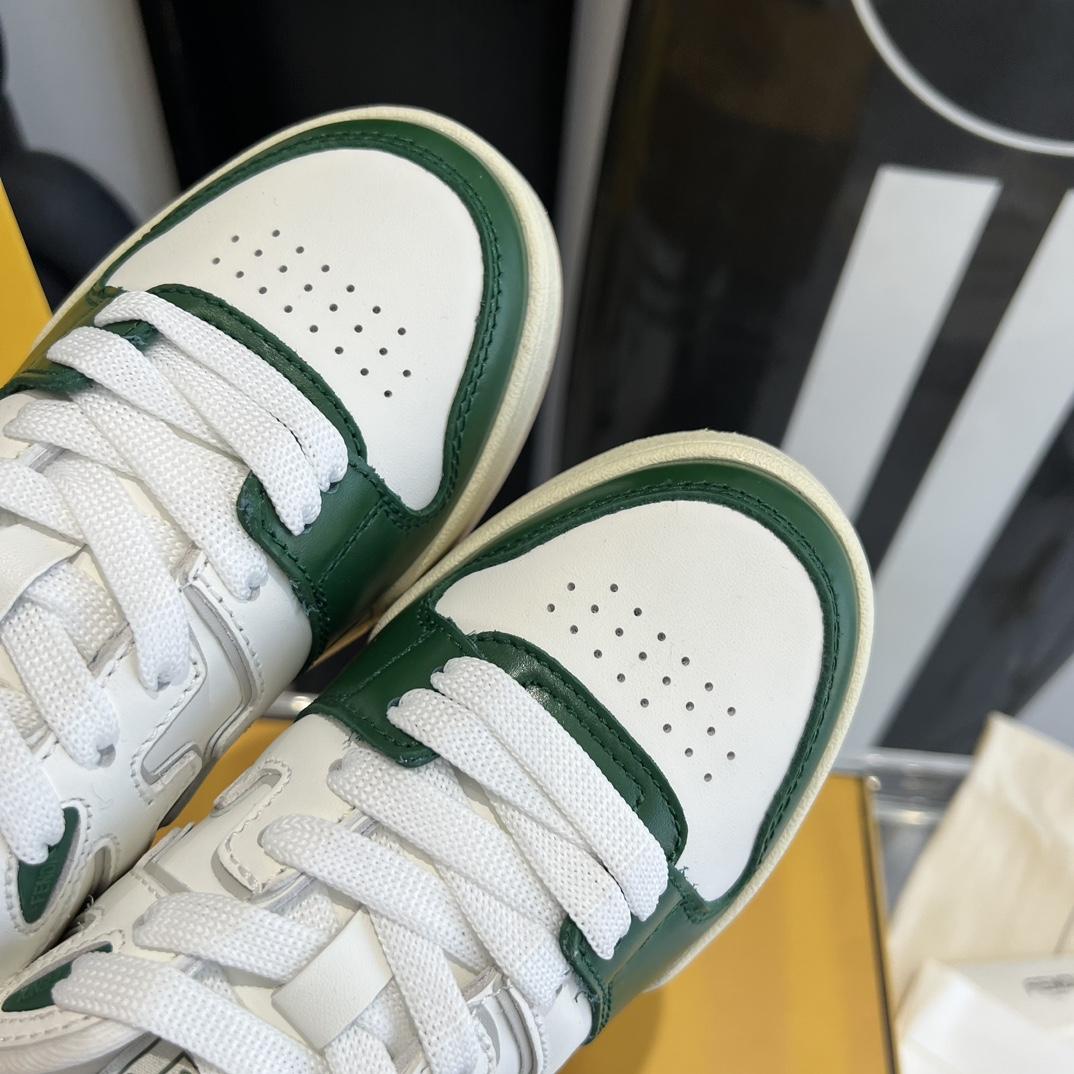Fendi Fendi Match White Leather Low-tops Sneakers - FashionPlug