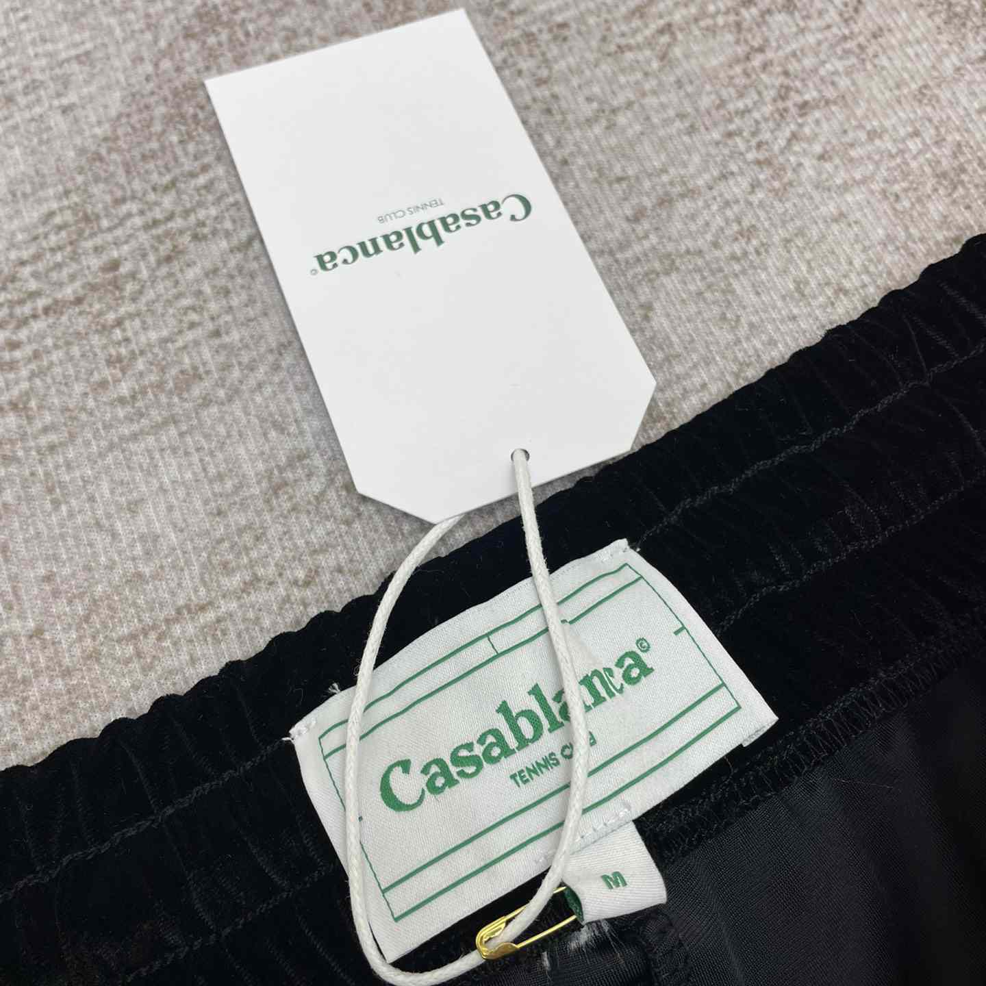 Casablanca Laurel Velour Tracksuit Bottoms - FashionPlug