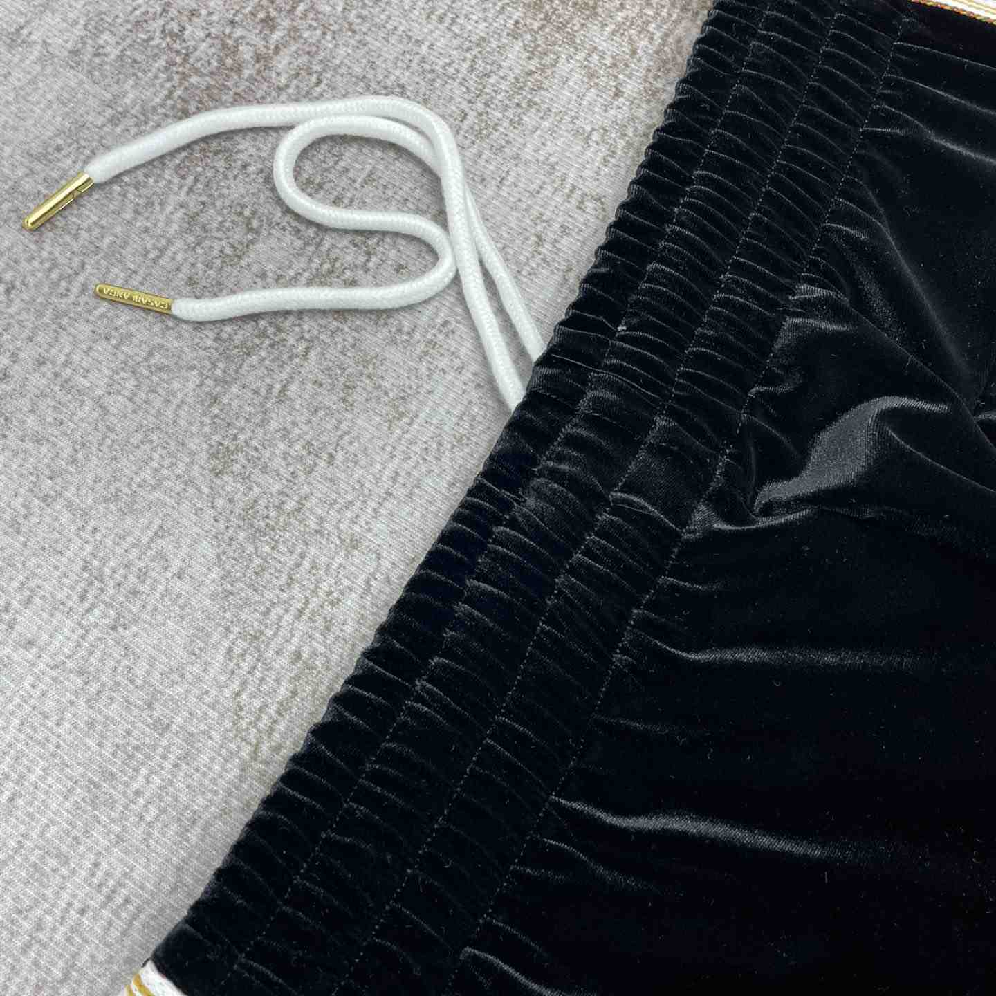 Casablanca Laurel Velour Tracksuit Bottoms - FashionPlug
