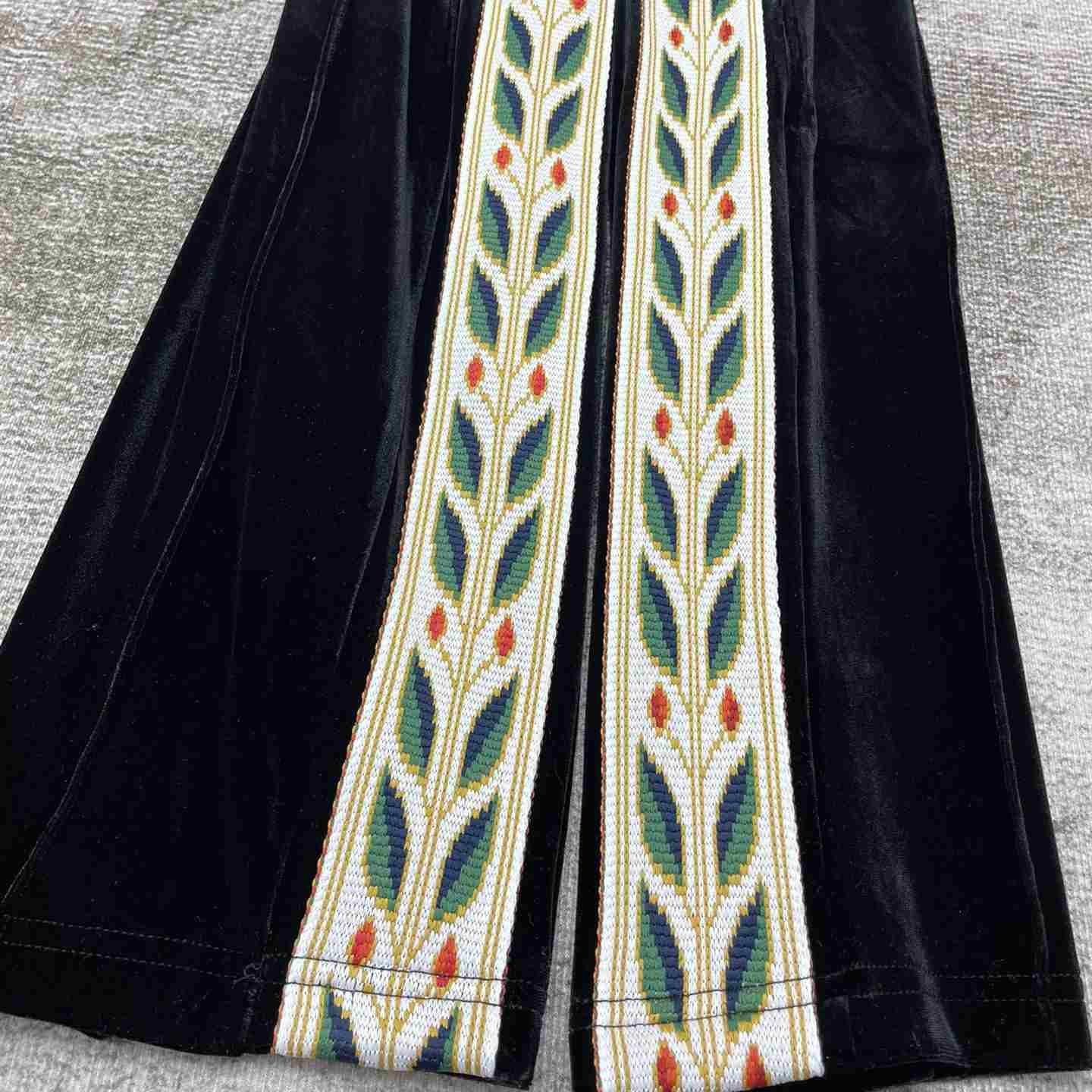 Casablanca Laurel Velour Tracksuit Bottoms - FashionPlug