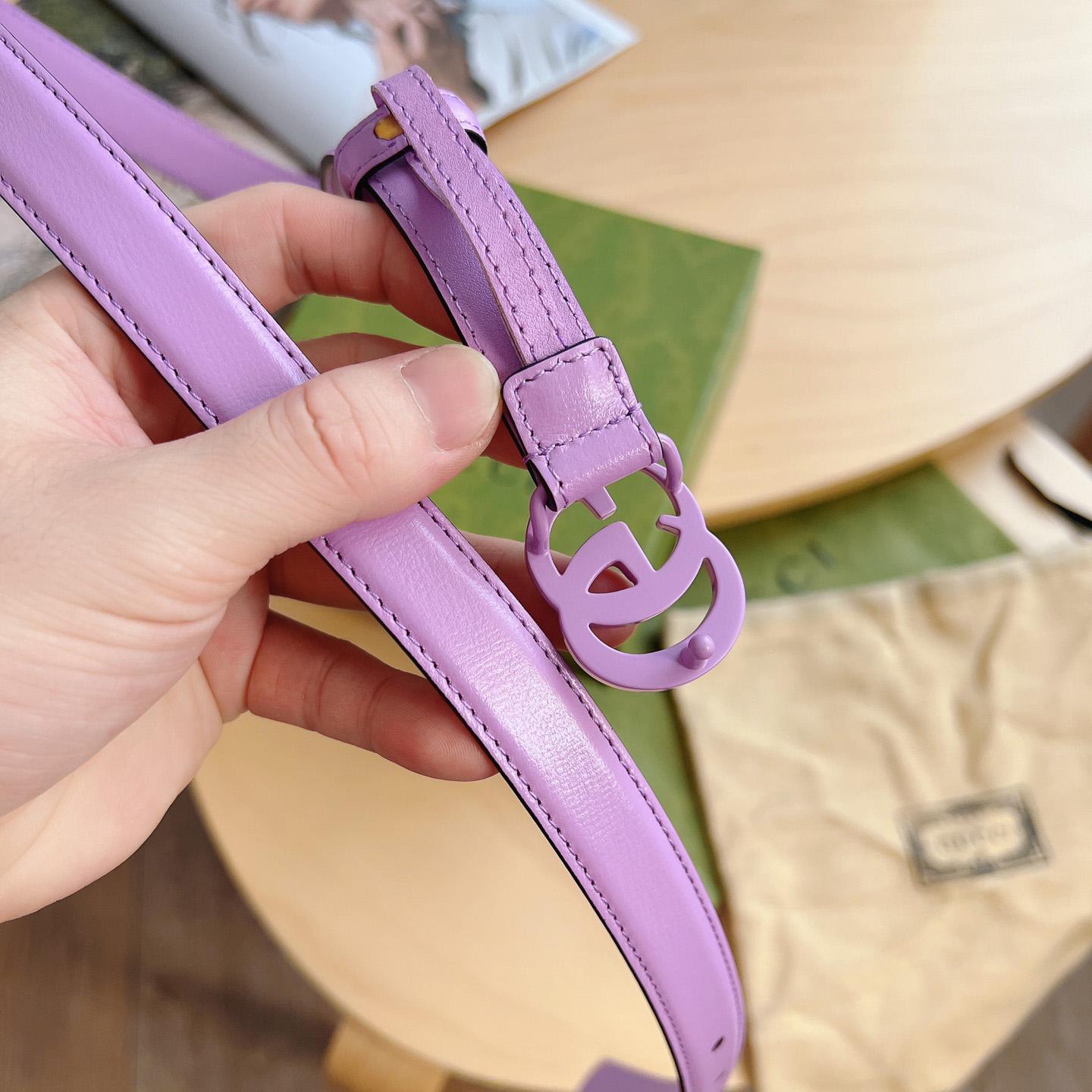 Gucci GG Marmont Reversible Thin Belt - FashionPlug