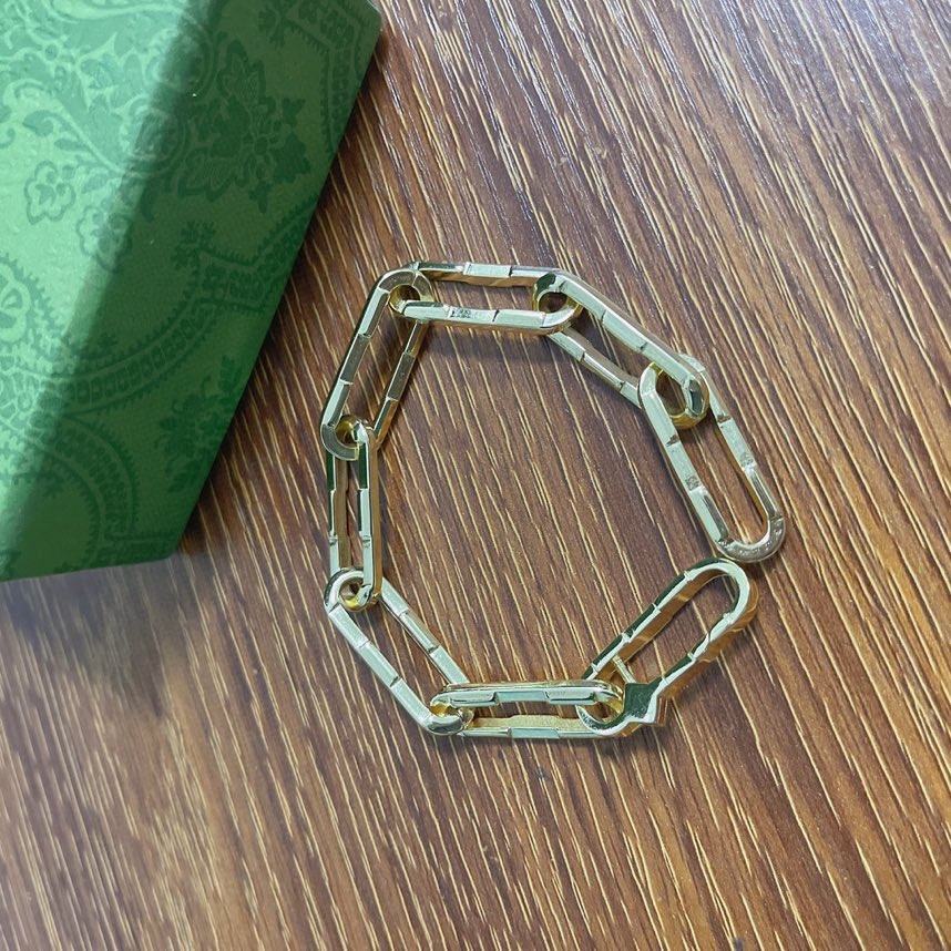 Gucci Link To Love Wide Chain Bracelet - FashionPlug