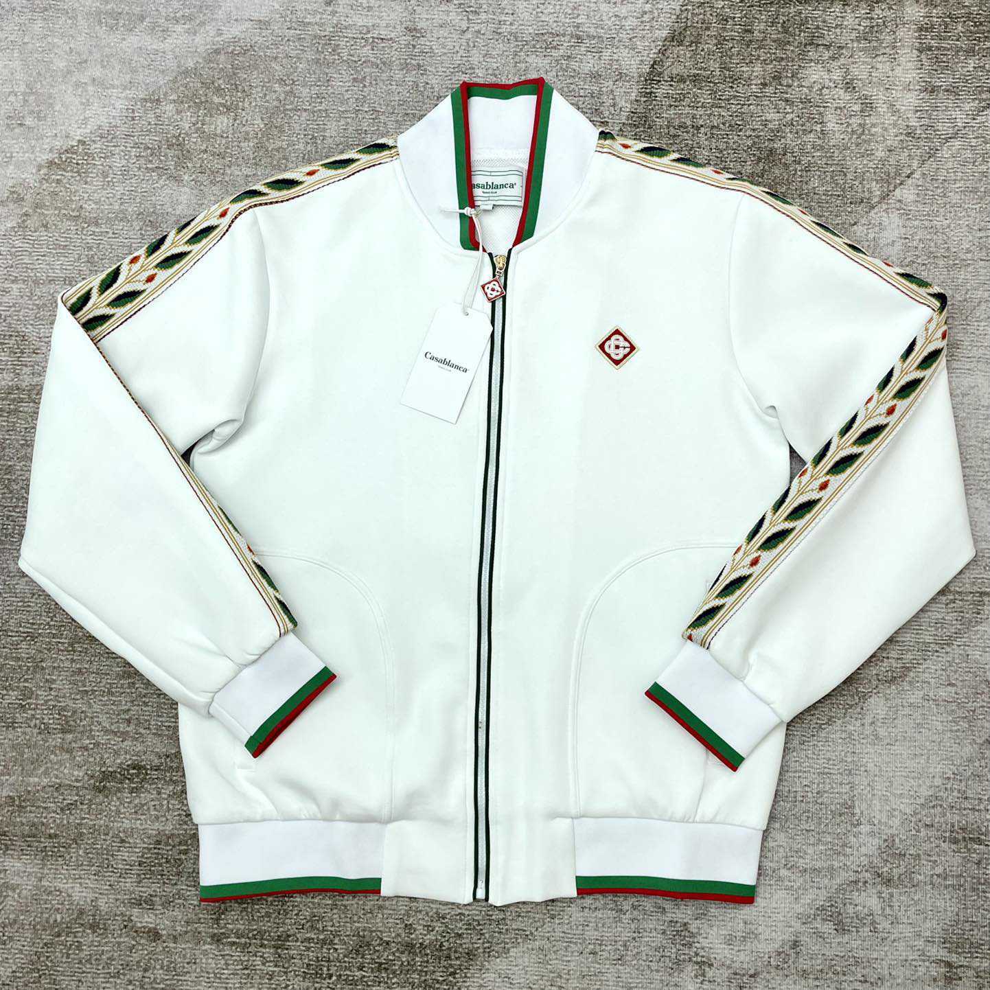 Casablanca Laurel Track Jacket - FashionPlug