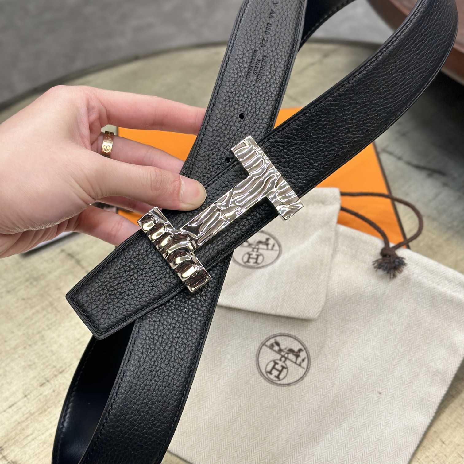 Hermes Quizz H2O Belt buckle & Reversible Leather Strap 38 mm - FashionPlug