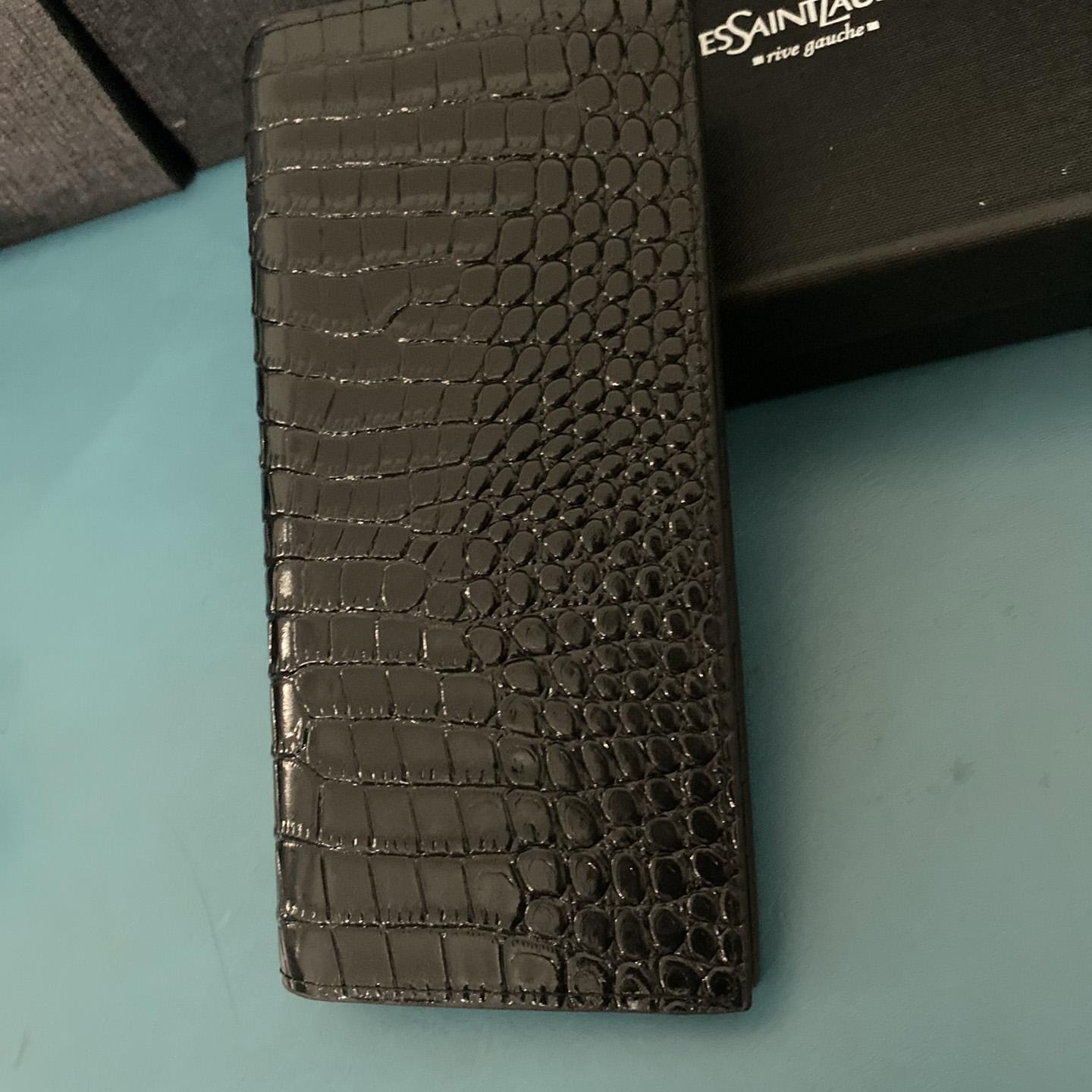 Saint Laurent Monogram Embossed Pouch  (18-12-2.5cm) - FashionPlug
