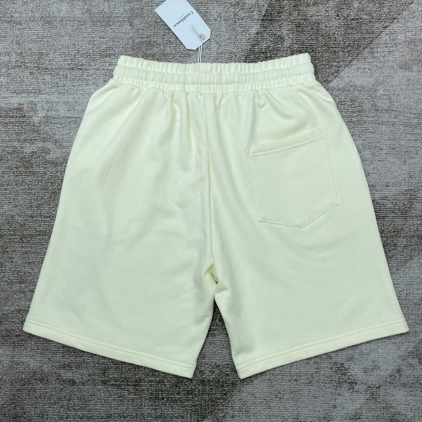 Casablanca Tennis Club Icon Embroidered Shorts - FashionPlug
