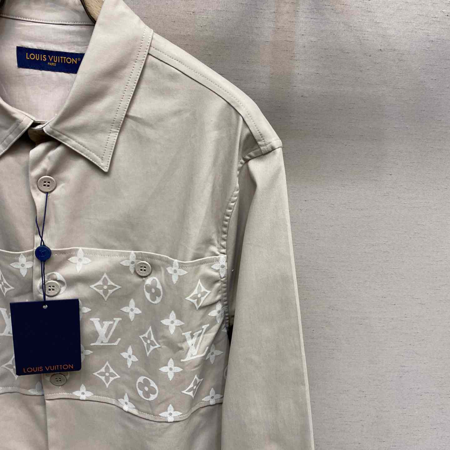 Louis Vuitton Flocked Casual Cotton Overshirt - FashionPlug