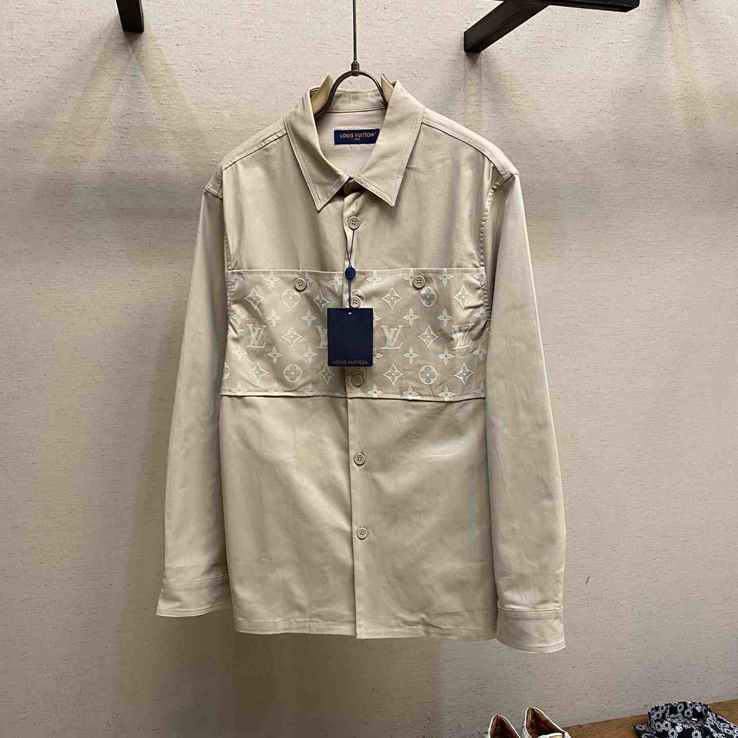 Louis Vuitton Flocked Casual Cotton Overshirt - FashionPlug