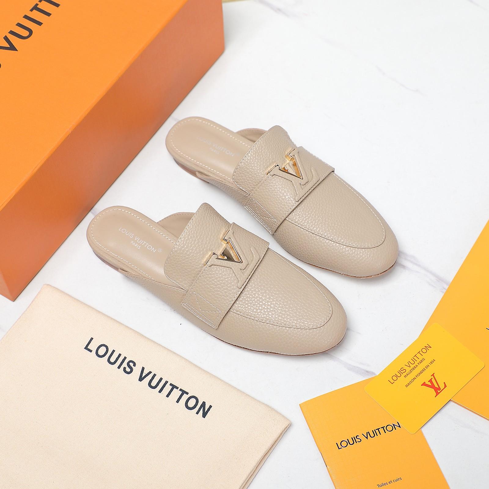 Louis Vuitton LV Capri Open Back Loafer - FashionPlug