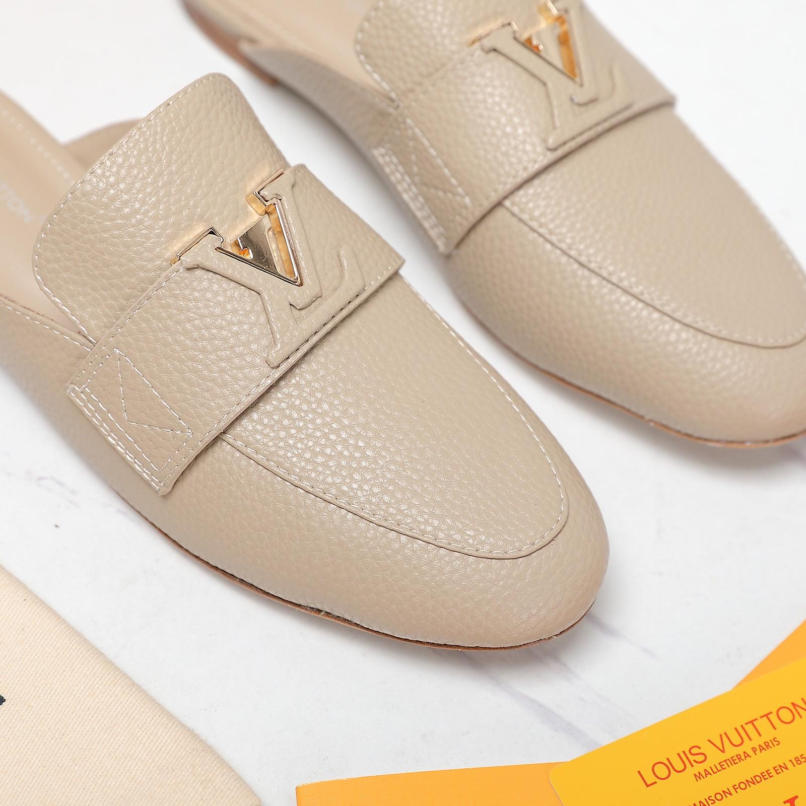 Louis Vuitton LV Capri Open Back Loafer - FashionPlug