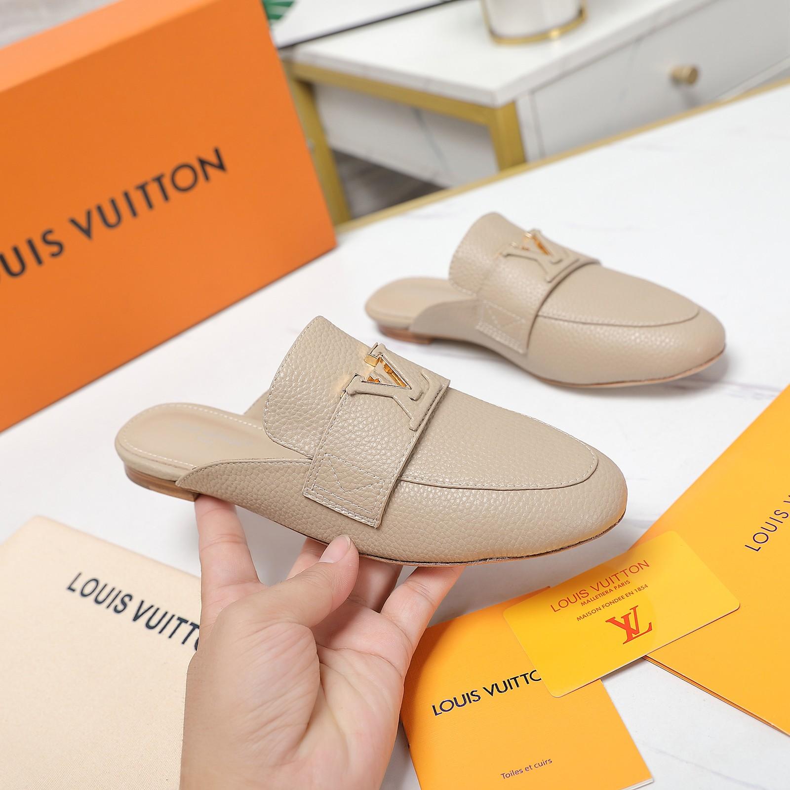 Louis Vuitton LV Capri Open Back Loafer - FashionPlug