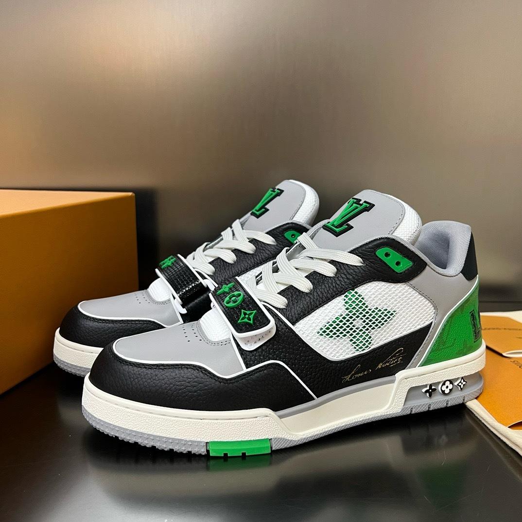 Louis Vuitton LV Trainer Sneaker    - FashionPlug