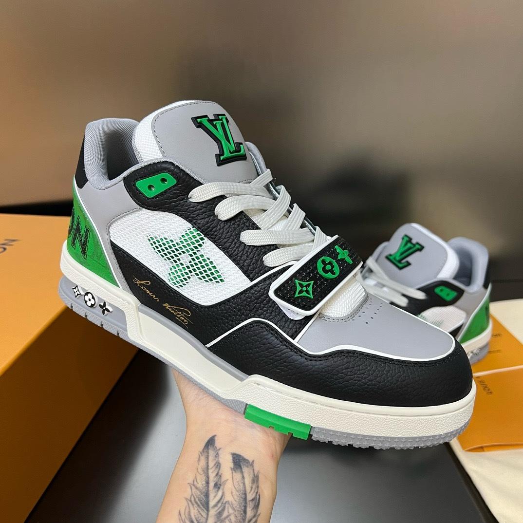 Louis Vuitton LV Trainer Sneaker    - FashionPlug