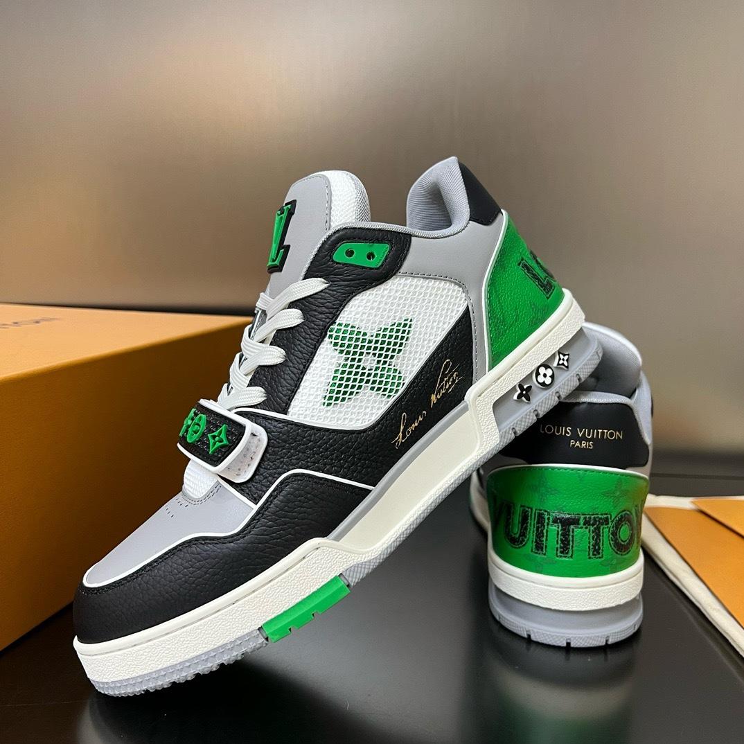 Louis Vuitton LV Trainer Sneaker    - FashionPlug