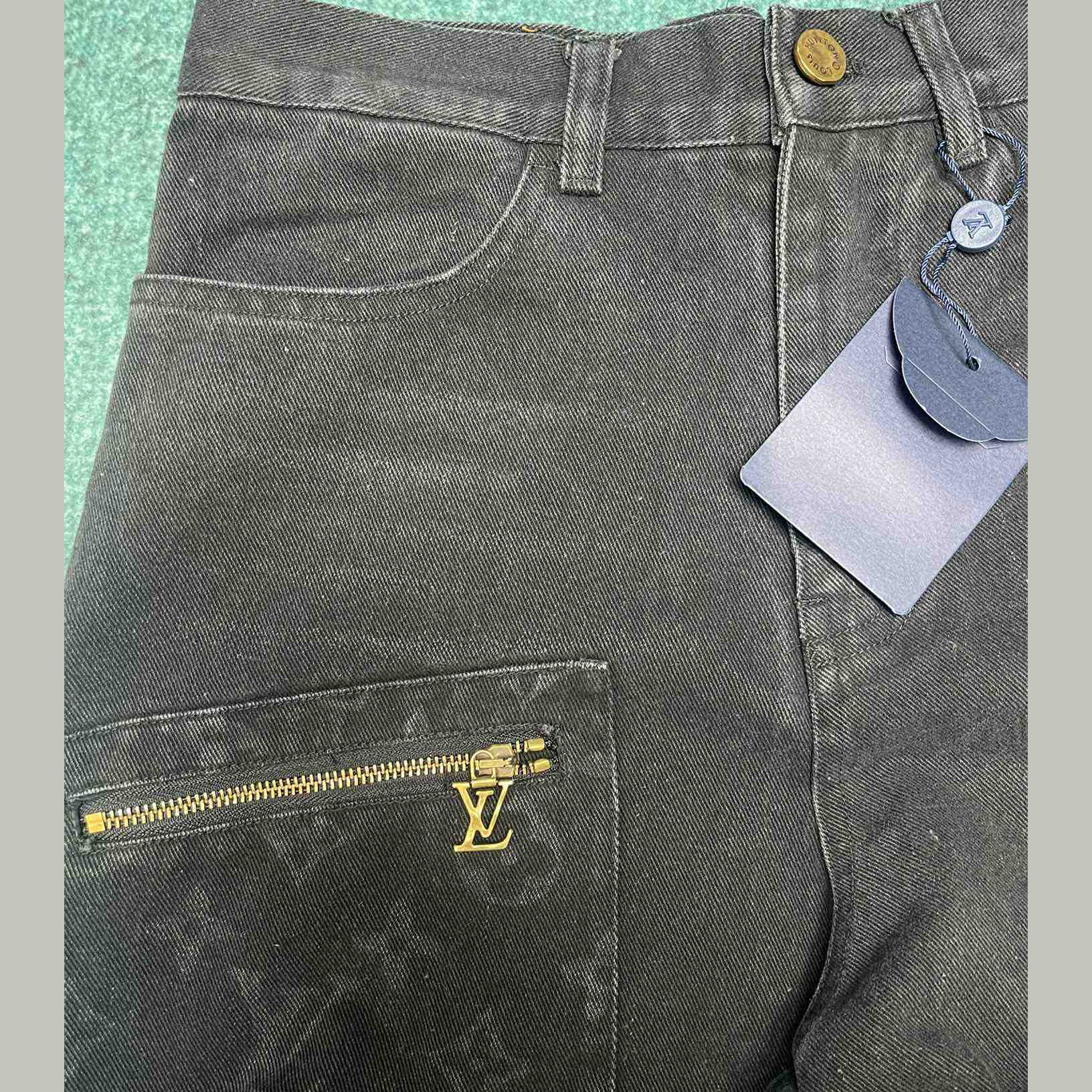 Louis Vuitton Denim Workwear Pants - FashionPlug