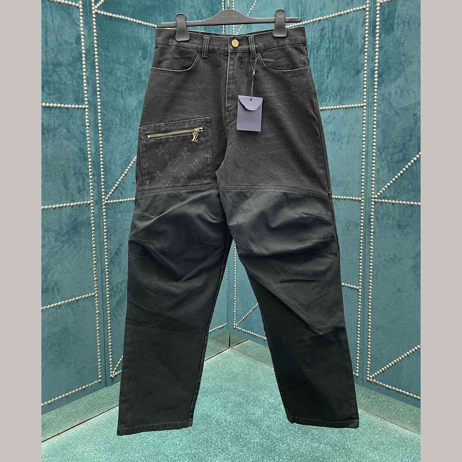 Louis Vuitton Denim Workwear Pants - FashionPlug